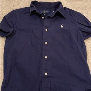 Boys button down polo shirt !